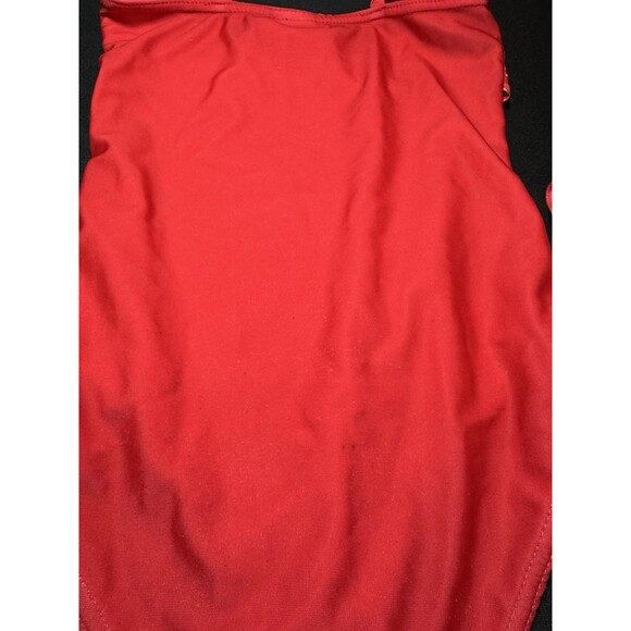 Disney HSM High School Musical 3 - Red Swimsuit Girls 7/8 Polka Dot GUC - Picture 7 of 8